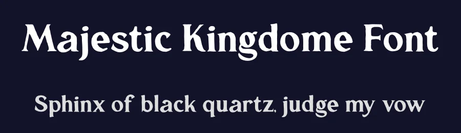 Majestic Kingdome Font by Storytype — Serif Font — thumbnail 2