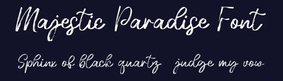Majestic Paradise Font by Anxietype Foundry — Script Handwritten Font — thumbnail 2