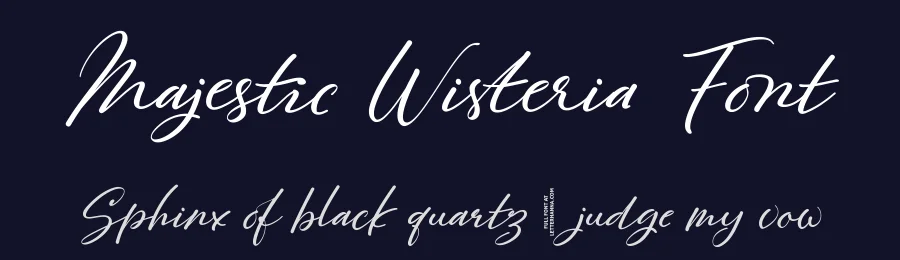 Majestic Wisteria Font by letterhanna — Script Handwritten Font — thumbnail 2
