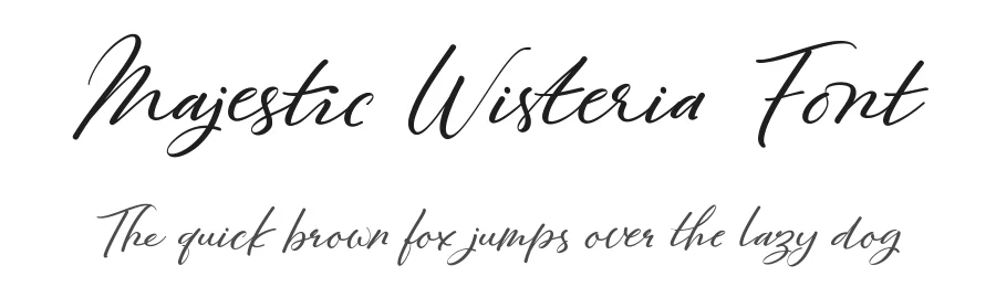 Majestic Wisteria Font by letterhanna — Script Handwritten Font