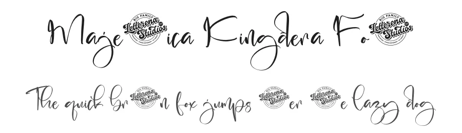 Majestica Kingdera Font by letterenastudios — Script Handwritten Font