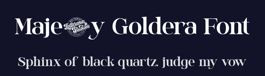 Majesty Goldera Font by letterenastudios — Serif Font — thumbnail 2