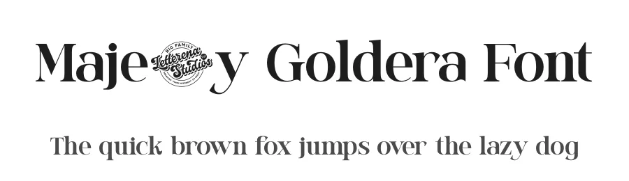 Majesty Goldera Font by letterenastudios — Serif Font