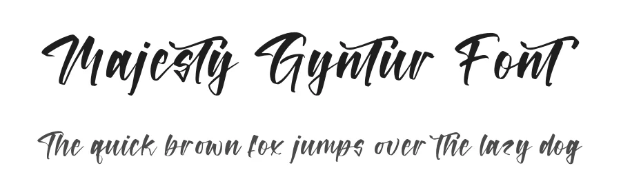 Majesty Gyntur Font by letterenastudios — Script Handwritten Font