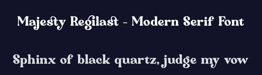 Majesty Regilast – Modern Serif Font by timelesstype.co — Display Font — thumbnail 2