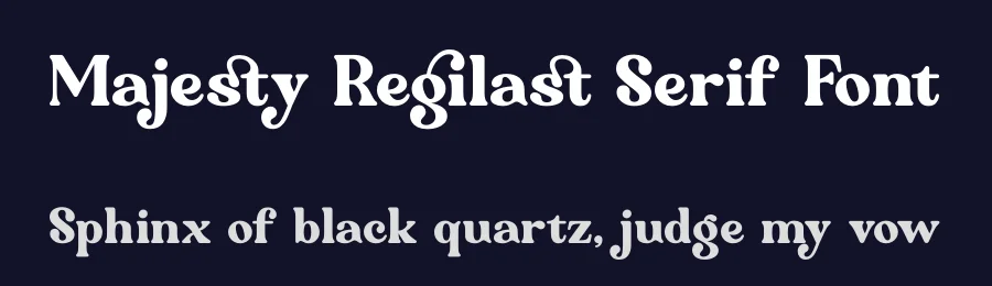 Majesty Regilast Serif Font by timelesstype.co — Serif Font — thumbnail 2