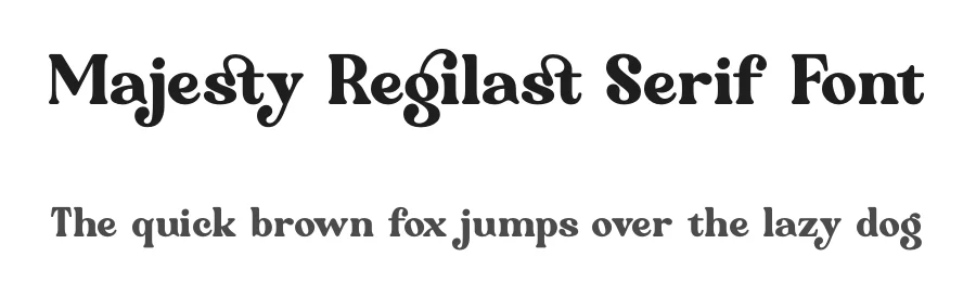Majesty Regilast Serif Font by timelesstype.co — Serif Font