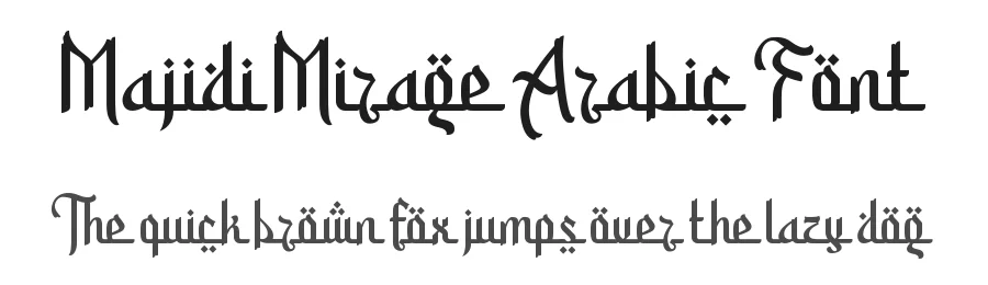 Majidi Mirage Arabic Font by PutraCetol Studio — Display Font
