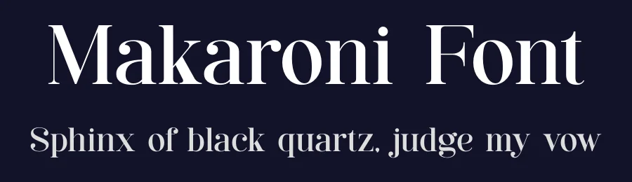 Makaroni Font by TypeLogue — Serif Font — thumbnail 2