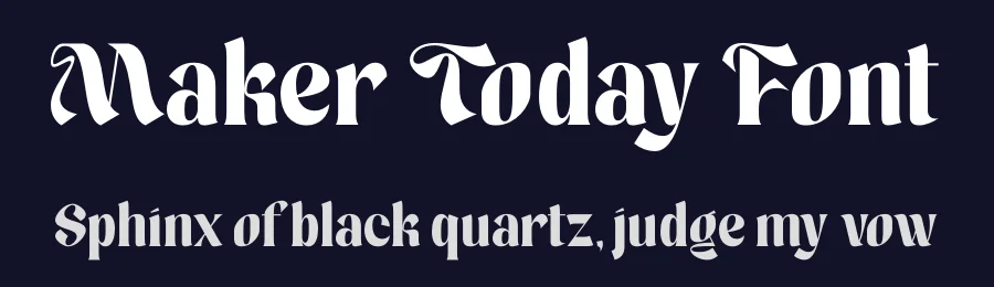 Maker Today Font by timelesstype.co — Serif Font — thumbnail 2