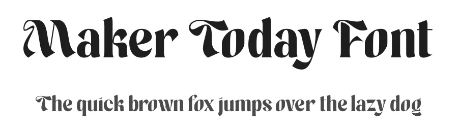 Maker Today Font by timelesstype.co — Serif Font