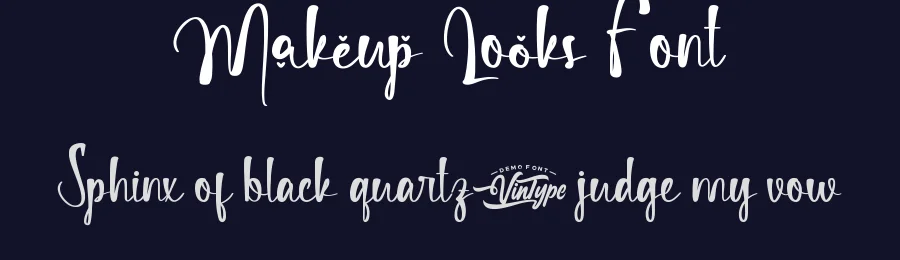 Makeup Looks Font by VinType — Script Handwritten Font — thumbnail 2