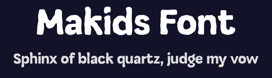 Makids Font by Aiquitype — Display Font — thumbnail 2