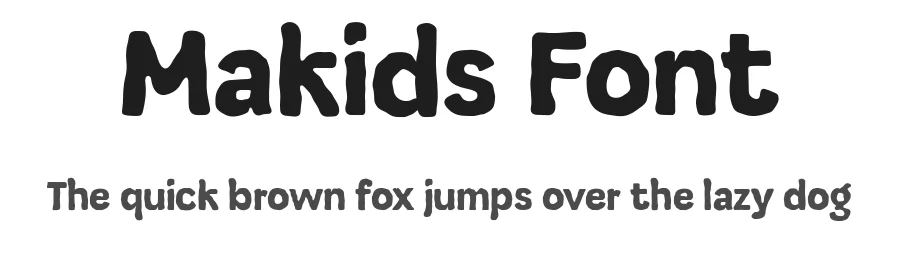 Makids Font by Aiquitype — Display Font