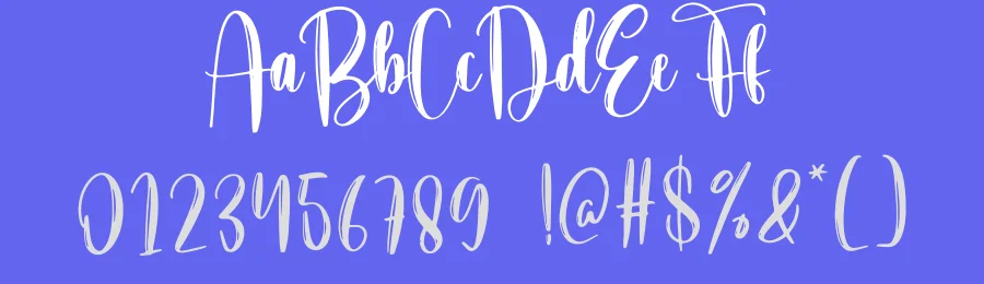 Making Script Font by creativeletter — Script Handwritten Font — thumbnail 3