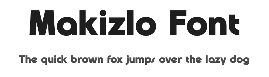 Makizlo Font by Typeformers — Sans Serif Font