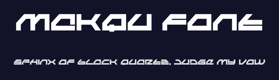 Makqu Font by Maiko Hatta — Display Font — thumbnail 2