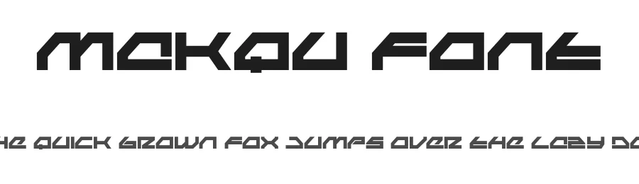 Makqu Font by Maiko Hatta — Display Font
