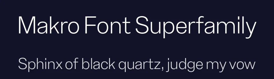 Makro Font Superfamily by Gumpita Rahayu — Sans Serif Font — thumbnail 2