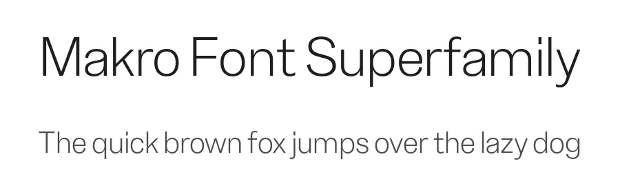 Makro Font Superfamily by Gumpita Rahayu — Sans Serif Font