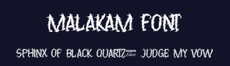 Malakam Font by edricstudio — Display Font — thumbnail 2