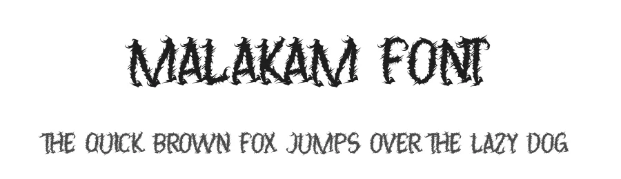 Malakam Font by edricstudio — Display Font
