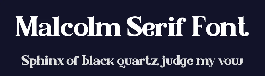 Malcolm Serif Font by 99designs — Serif Font — thumbnail 2