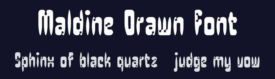 Maldine Drawn Font by craftsupplyco — Sans Serif Font — thumbnail 2