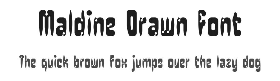 Maldine Drawn Font by craftsupplyco — Sans Serif Font