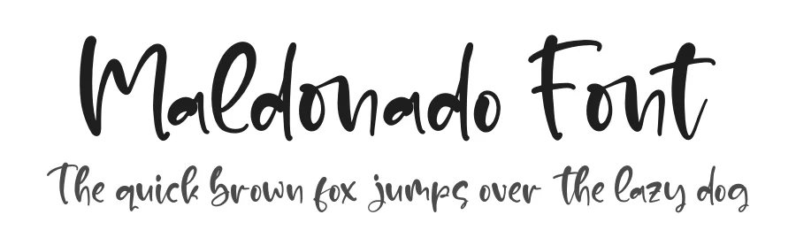 Maldonado Font by glorytype — Script Handwritten Font