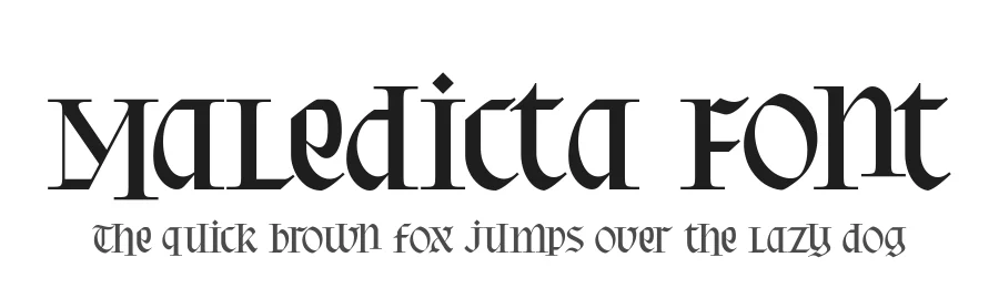 Maledicta Font by alitdesign โ Display Font