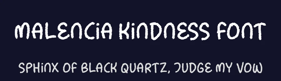 Malencia Kindness Font by letterfabric — Display Font — thumbnail 2