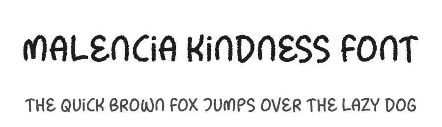 Malencia Kindness Font by letterfabric — Display Font