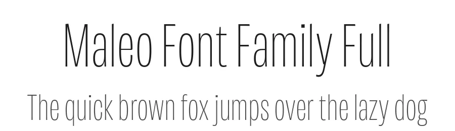 Maleo Font Family Full by Aditya Wiraatmaja — Sans Serif Font