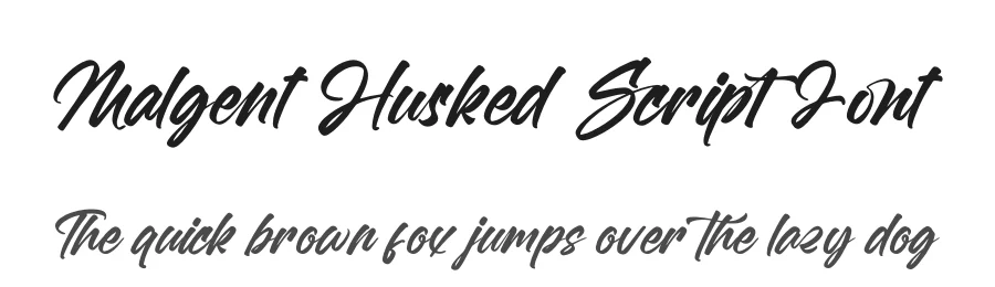 Malgent Husked Script Font by letterenastudios — Script Handwritten Font