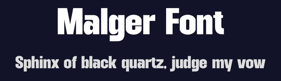 Malger Font by TypeLogue — Sans Serif Font — thumbnail 2