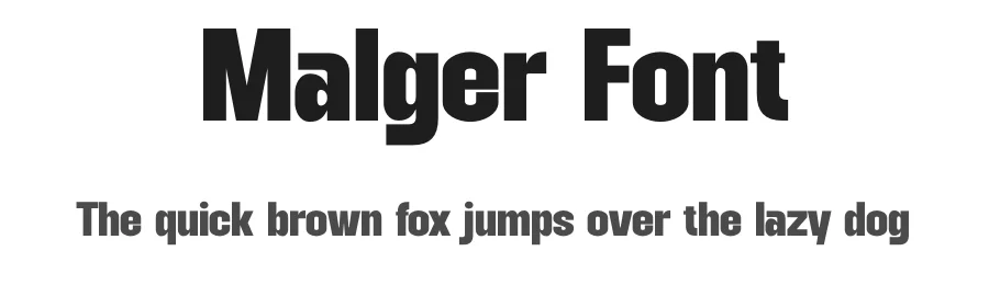 Malger Font by TypeLogue — Sans Serif Font