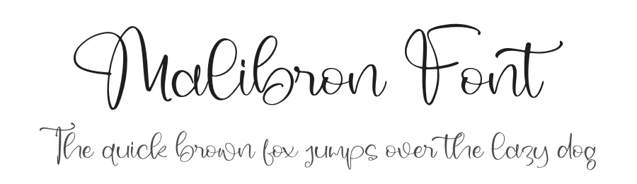 Malibron Font by letterfabric — Script Handwritten Font