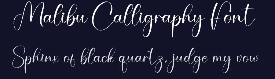Malibu Calligraphy Font by creativeletter — Script Handwritten Font — thumbnail 2