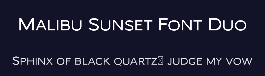 Malibu Sunset Font Duo by Craft Supply Co. — Sans Serif Font — thumbnail 2