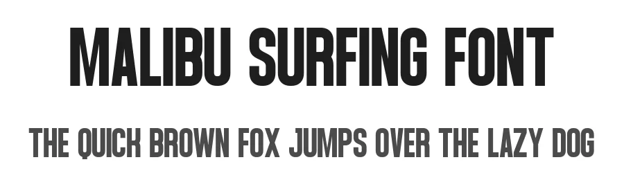 Malibu Surfing Font by Craftedtype — Decorative Font