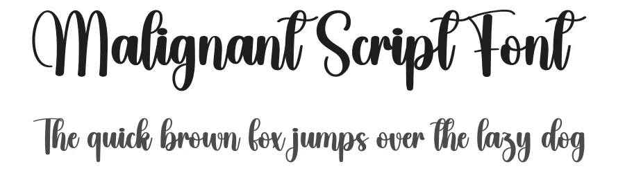 Malignant Script Font by creativeletter — Script Handwritten Font