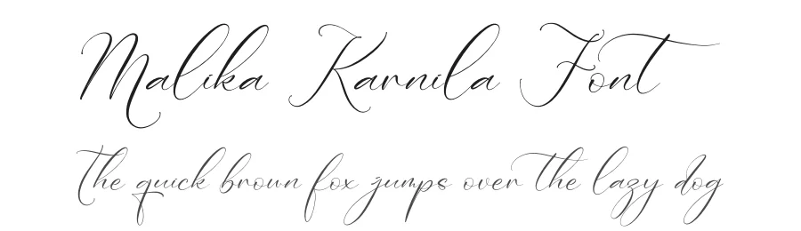 Malika Karnila Font by letterfabric — Script Handwritten Font