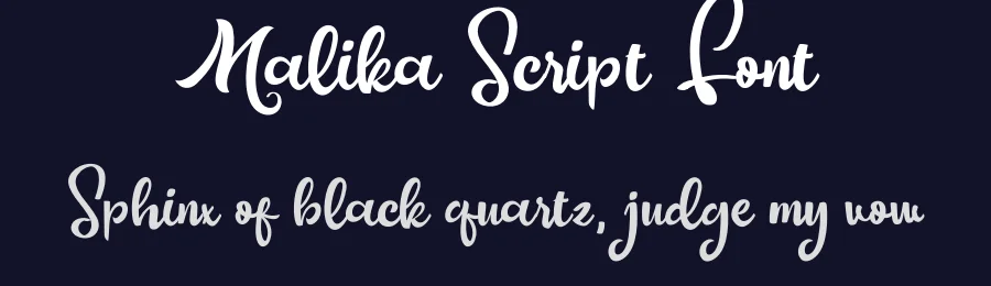 Malika Script Font by agniardi — Script Handwritten Font — thumbnail 2