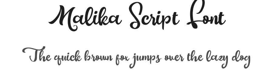Malika Script Font by agniardi — Script Handwritten Font