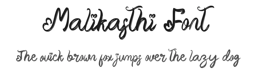 Malikasthi Font by Yoga Letter — Script Handwritten Font