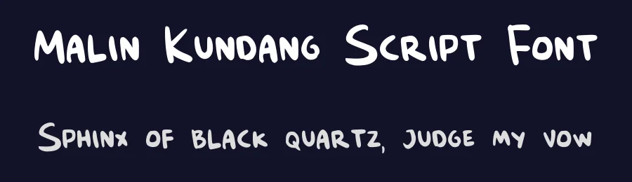 Malin Kundang Script Font by Gartype Studio — Display Font — thumbnail 2