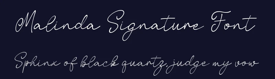 Malinda Signature Font by Funtype — Serif Font — thumbnail 2