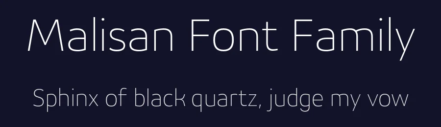 Malisan Font Family by Double Z Studio — Sans Serif Font — thumbnail 2