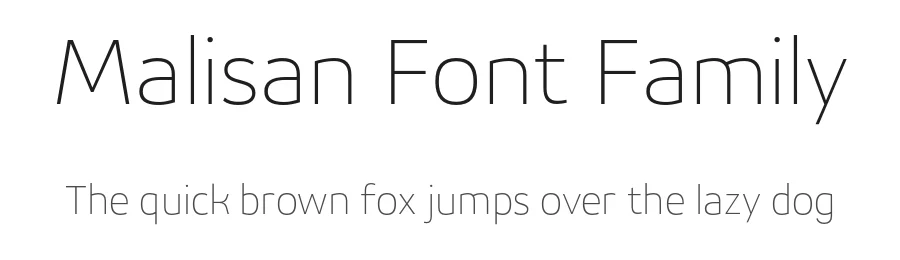 Malisan Font Family by Double Z Studio — Sans Serif Font
